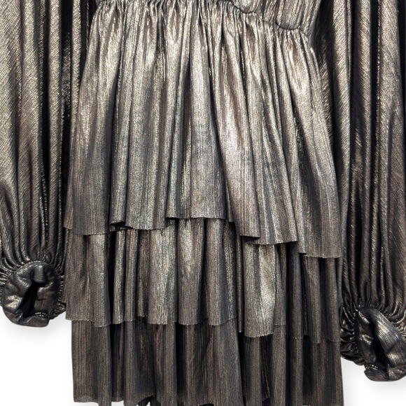 BRONX & BANCO Bellerose Metallic Mini Dress - Picture 12 of 15